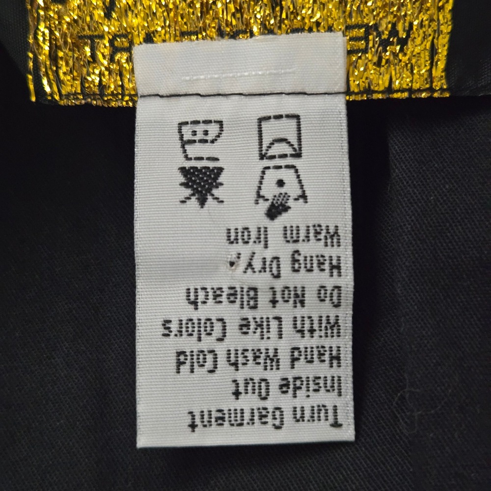 Vtg 90s Bob Mackie ABC Alphabet Button-Up Shirt Womens M Teacher School Crayon - Picture 11 of 11